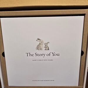 Baby Memory Book with Bunny Design